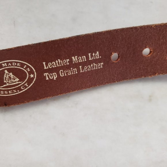 Leather Man Ltd belt - Nantucket Island on Ribbon - Picture 5 of 10